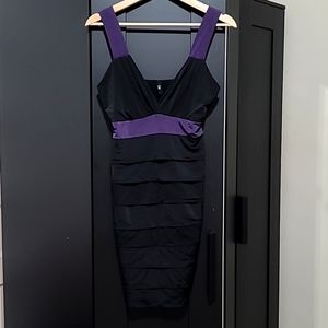 LETTE Black and Purple dress